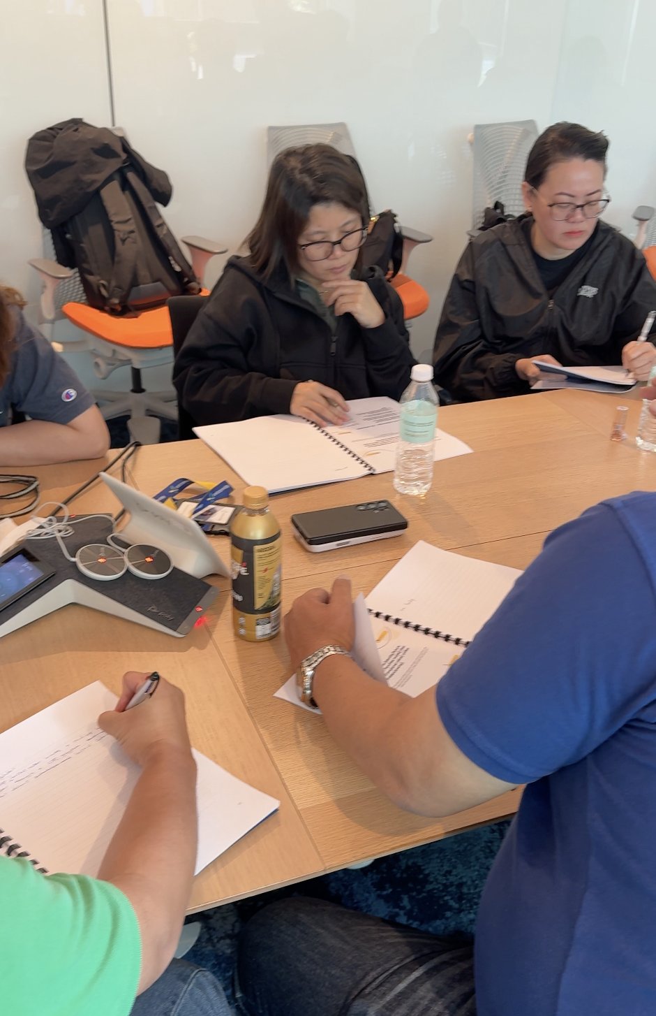 Leadership team working through a 3-Day Intensive Mastermind session